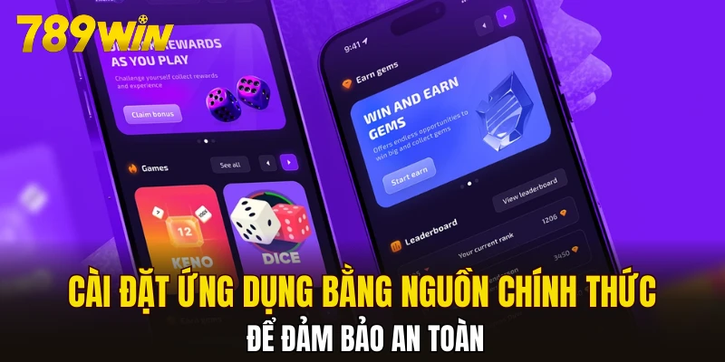 Cài đặt ứng dụng bằng nguồn chính thức để đảm bảo an toàn