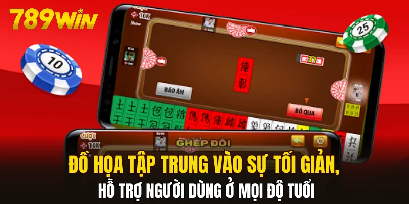 Đồ họa tập trung vào sự tối giản, hỗ trợ người dùng ở mọi độ tuổi