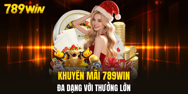 Khuyến mãi 789WIN đa dạng với mức thưởng lớn