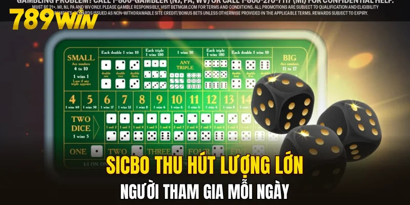 Sicbo thu hút lượng lớn người tham gia mỗi ngày